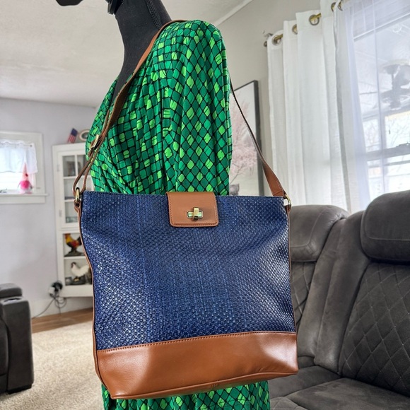 Vintage Talbots Shoulder Bag Tote Purse - Picture 3 of 11